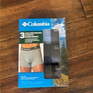 Columbia Men's Stretch Boxer Briefs - Black